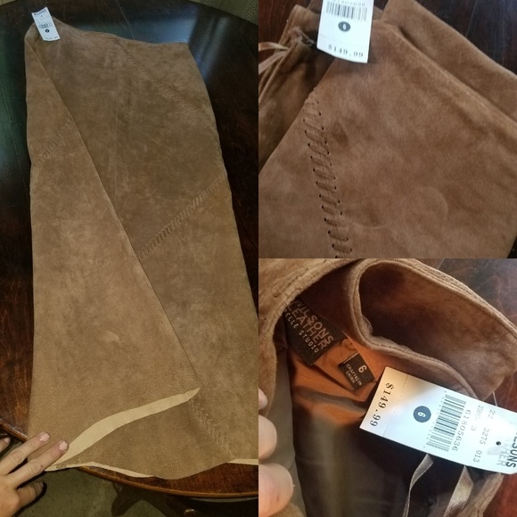 Wilson's Leather Full Length Western Skirt - Picture 2 of 5